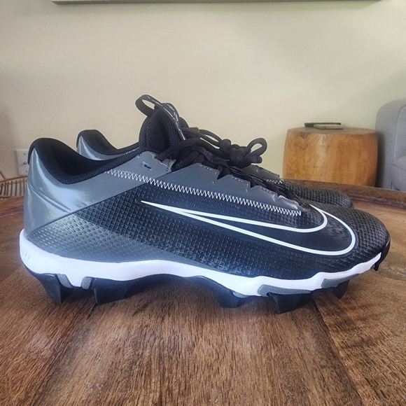 NWT Nike Vapor Edge Shark 2 Black & Gray Football Cleats Mens Size 10.5 main image 5